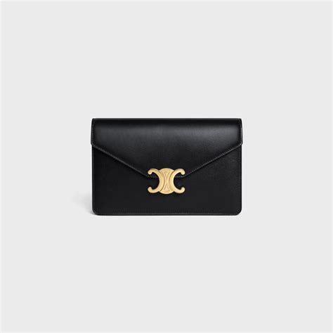 celine wallet on chain triomphe.